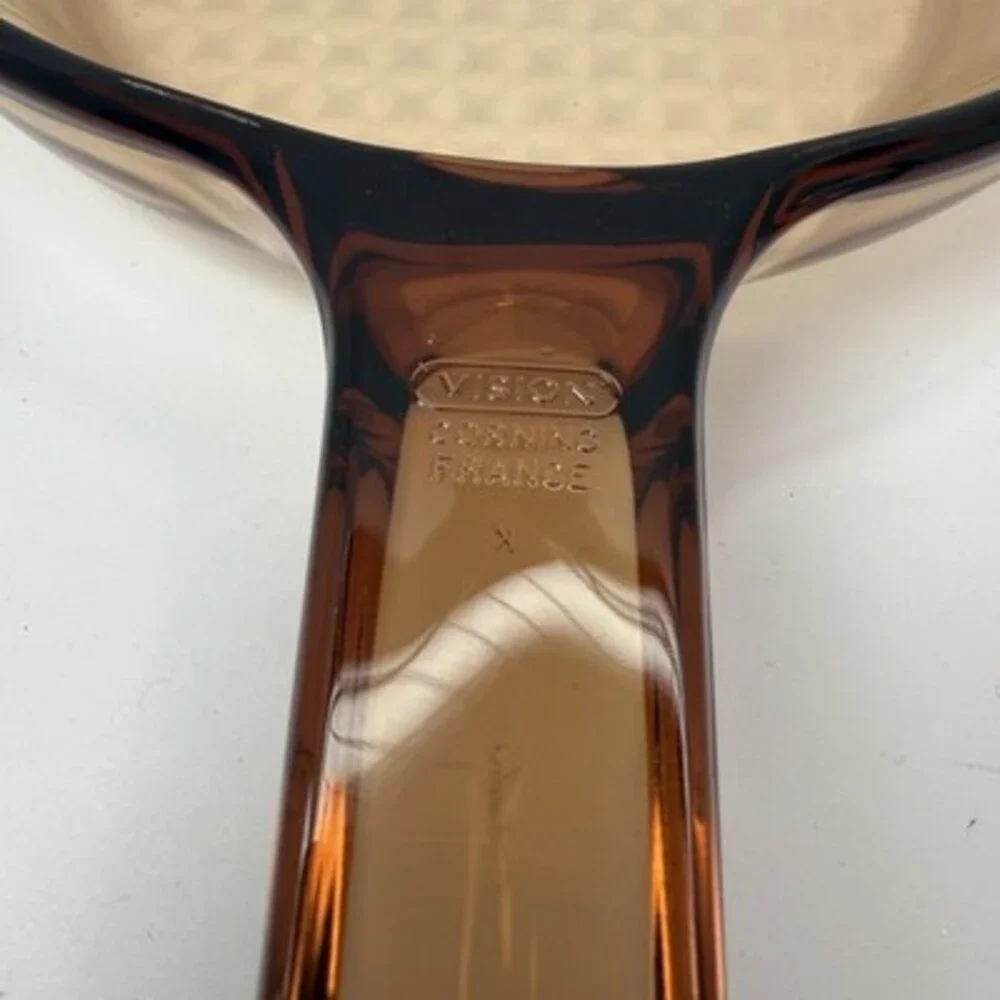 VINTAGE PYREX Corning Ware Vision Amber 7